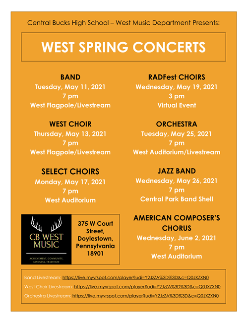 west spring concerts